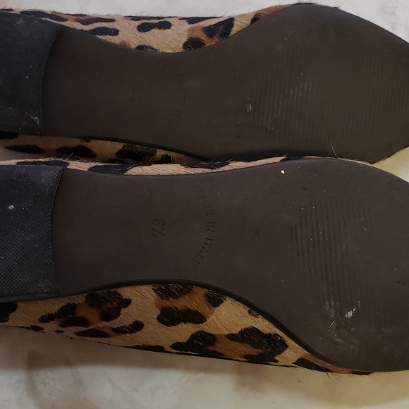 Mercanti Fiorentini Leopard Print Flats 6.5 - Picture 4 of 4